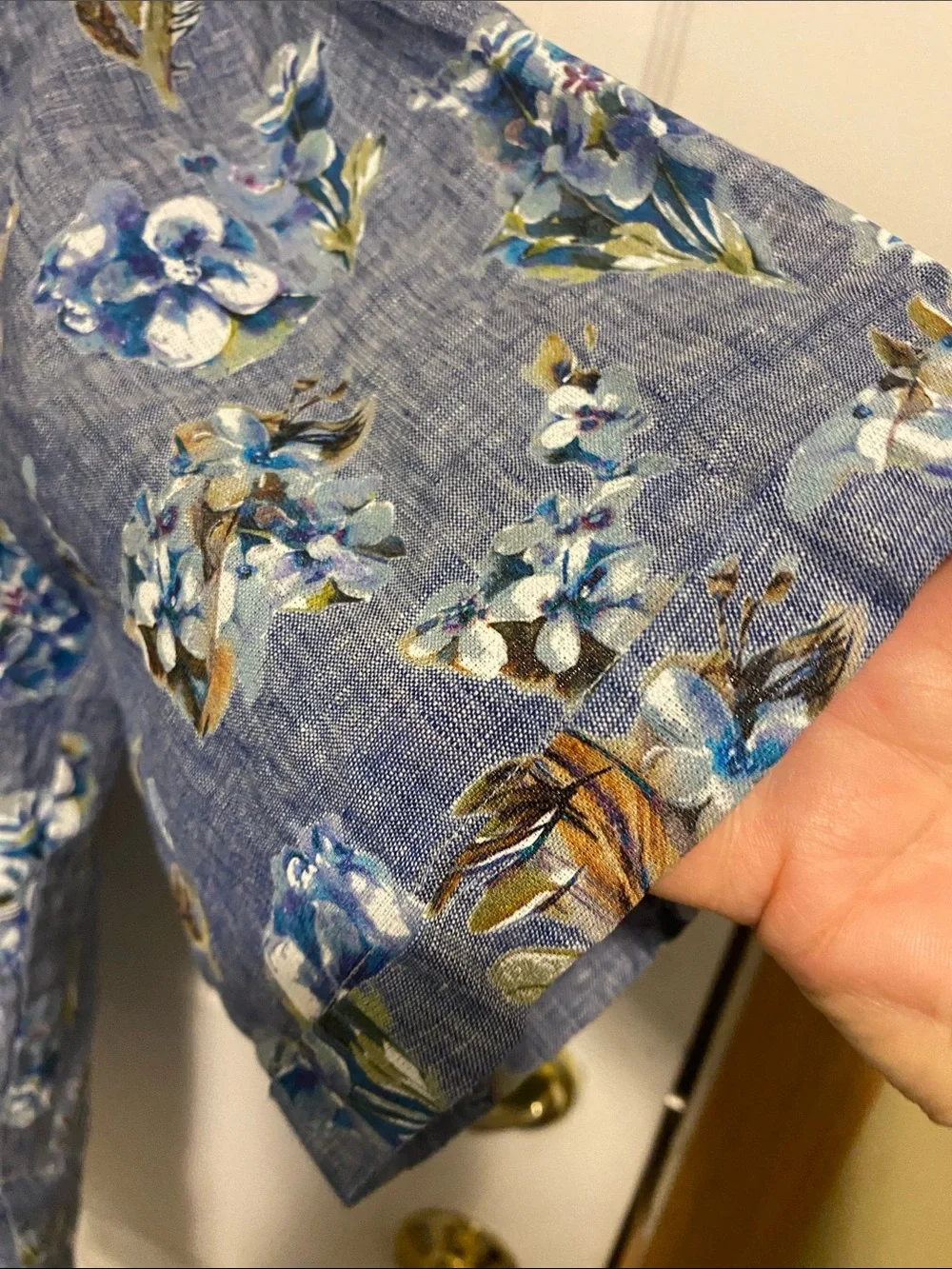 Frank and Eileen Rosie linen button down